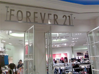 Forever 21 or Never 21?