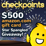 $500 Amazon Gift Card Giveaway by CheckPoints