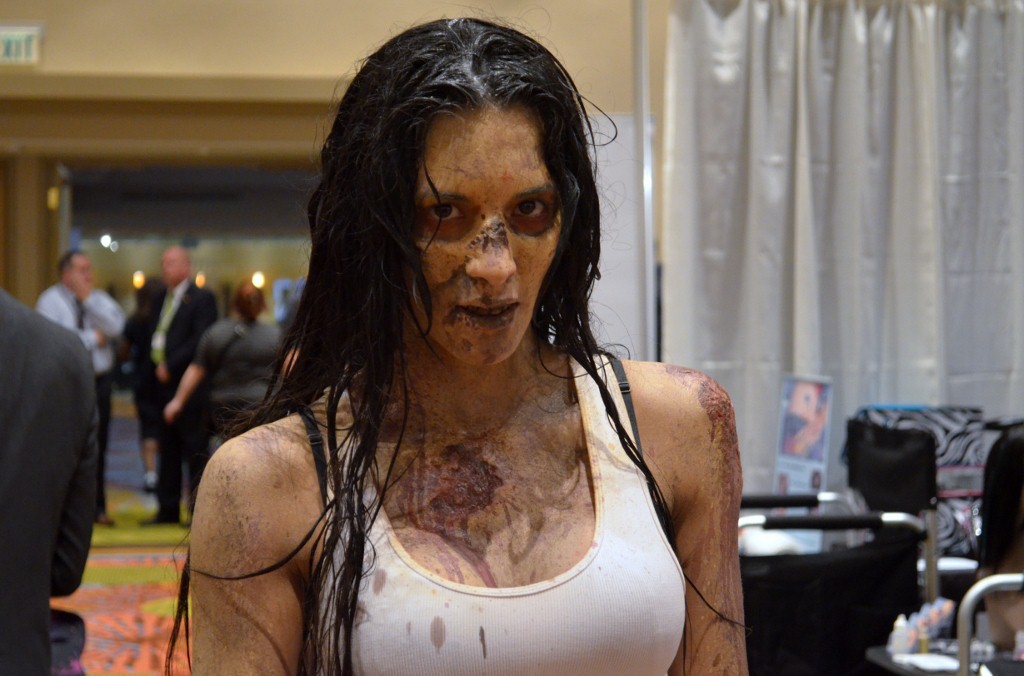 Zombie Makeup by Toby Sells (Walking Dead) At The Makeup Show Orlando