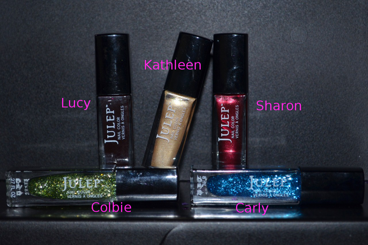 Julep Glitter & Glow Winter Collection 2012 Pinterest Giveaway