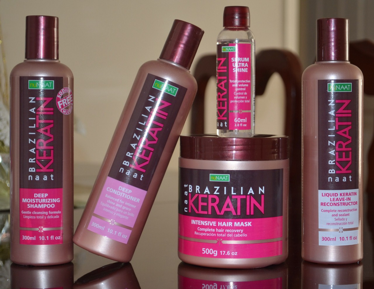 nuNAAT NAAT Brazilian Keratin Hair Care Collection