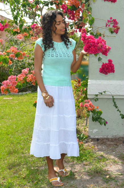 Easter Pastel - Mint and White Outfit