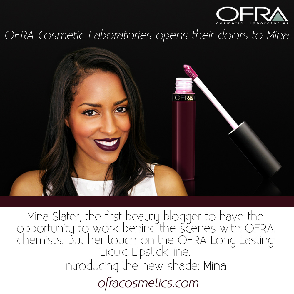 OFRA Cosmetics Long Lasting Liquid Lipstick, Mina created by Mina Slater