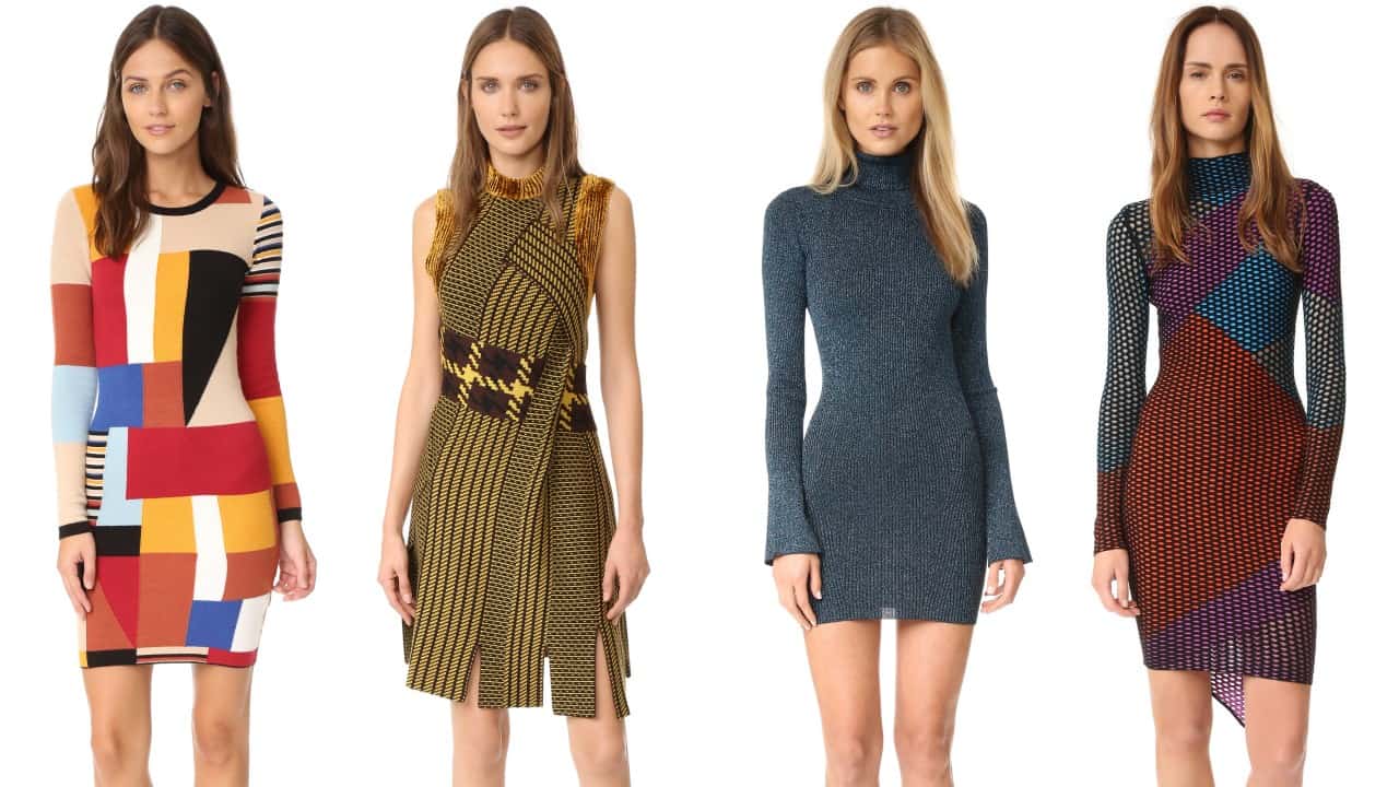 Sweater dresses for Fall 2016